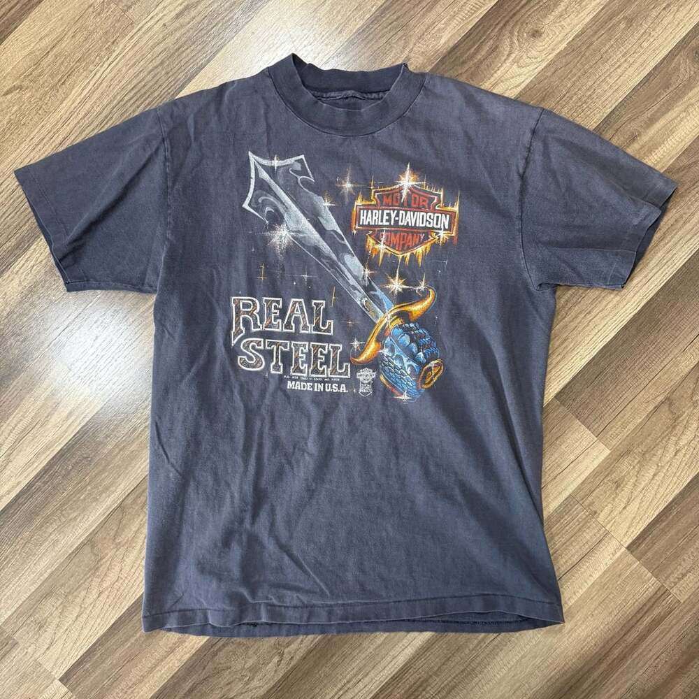 Harley Davidson Real Steel T-Shirt Warren Ohio